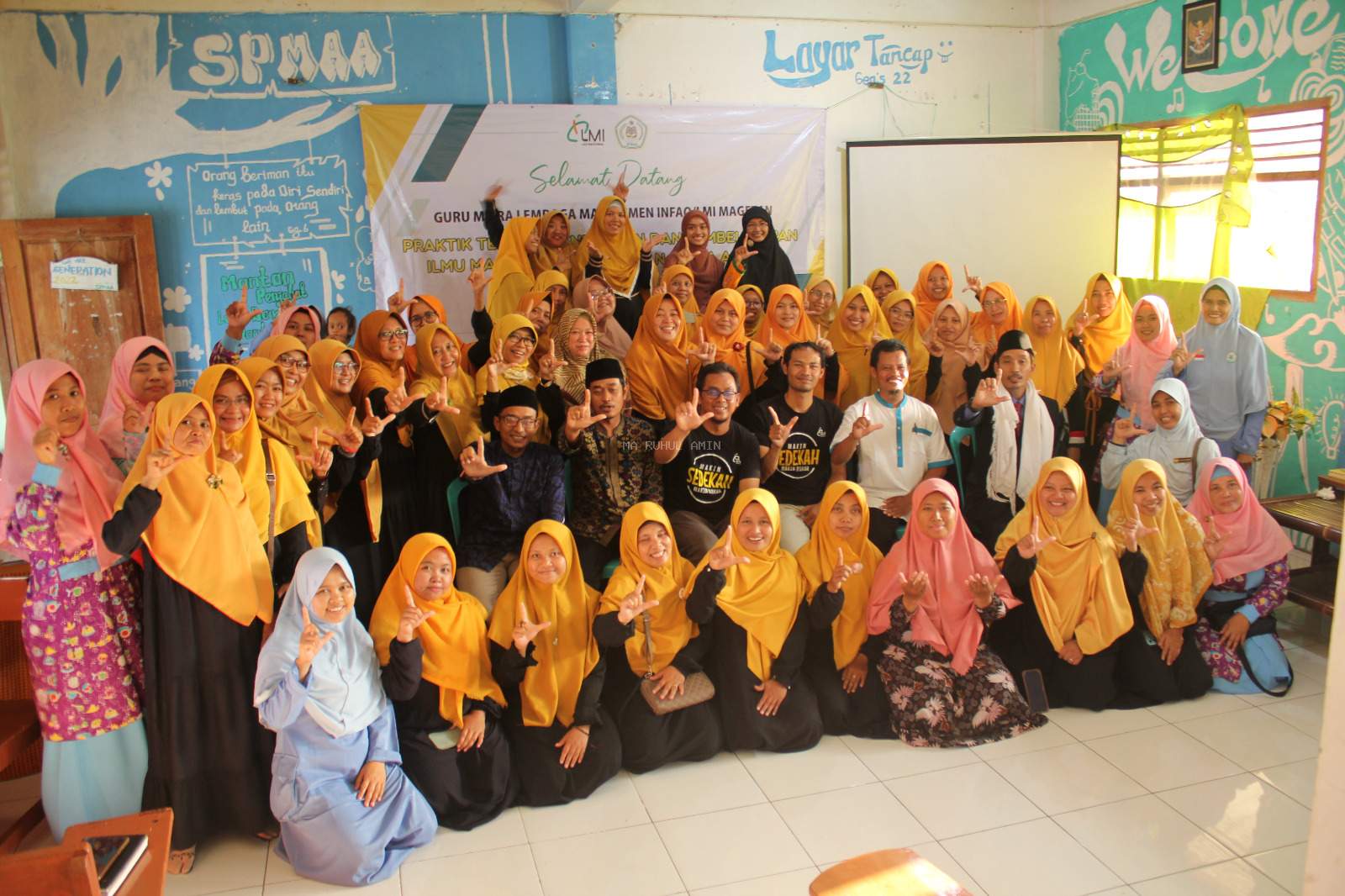 Kunjungan Guru TK Binaan Laznas LMI Magetan ke SPMAA Lamongan