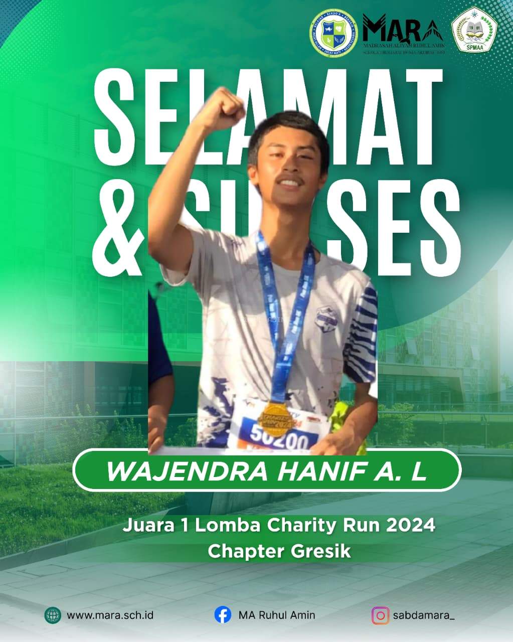 Juara 1 Lomba Charity Run 2024 Chapter Gresik